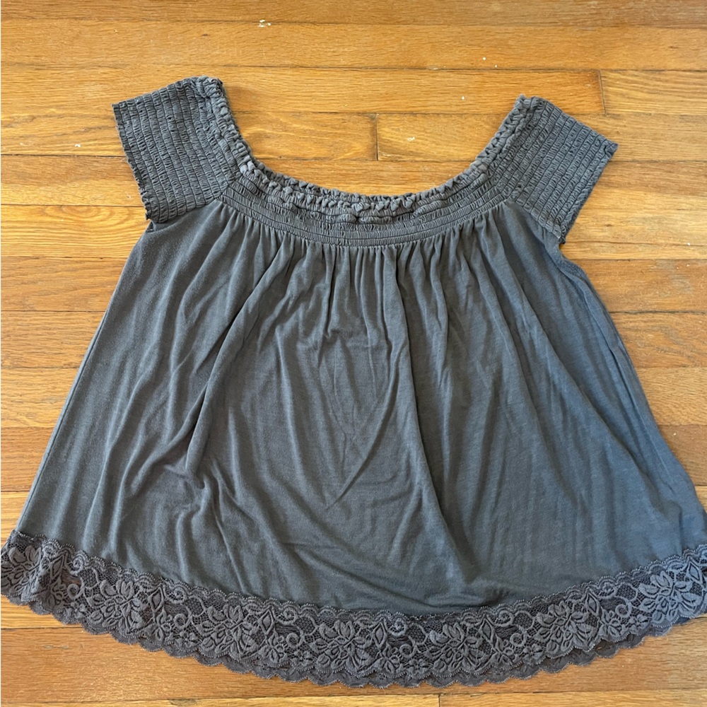 American Eagle Off The Shoulder Shirt